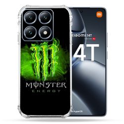 Coque Renforcée Pour Xiaomi 14T / 14T Pro Monster Energy Vert