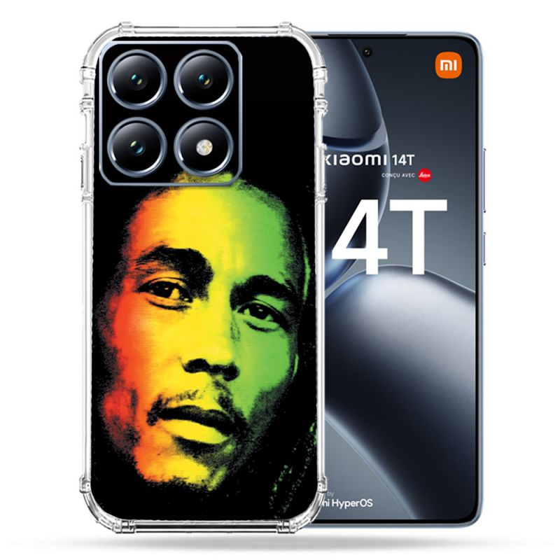 Coque Renforcée Pour Xiaomi 14T / 14T Pro Musique Bob Marley 2