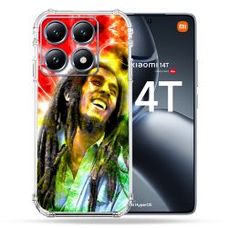 Coque Renforcée Pour Xiaomi 14T / 14T Pro Musique Bob Marley Color