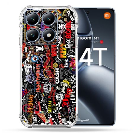 Coque Renforcée Pour Xiaomi 14T / 14T Pro Musique Rock Groupe