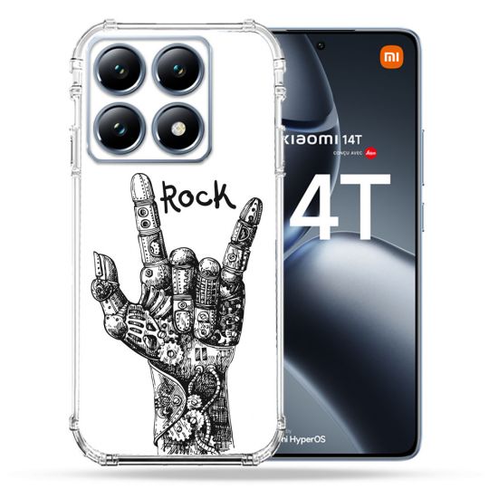 Coque Renforcée Pour Xiaomi 14T / 14T Pro Musique Rock Main