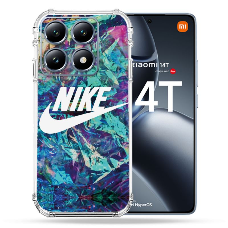 Coque Renforcée Pour Xiaomi 14T / 14T Pro Nike Turquoise