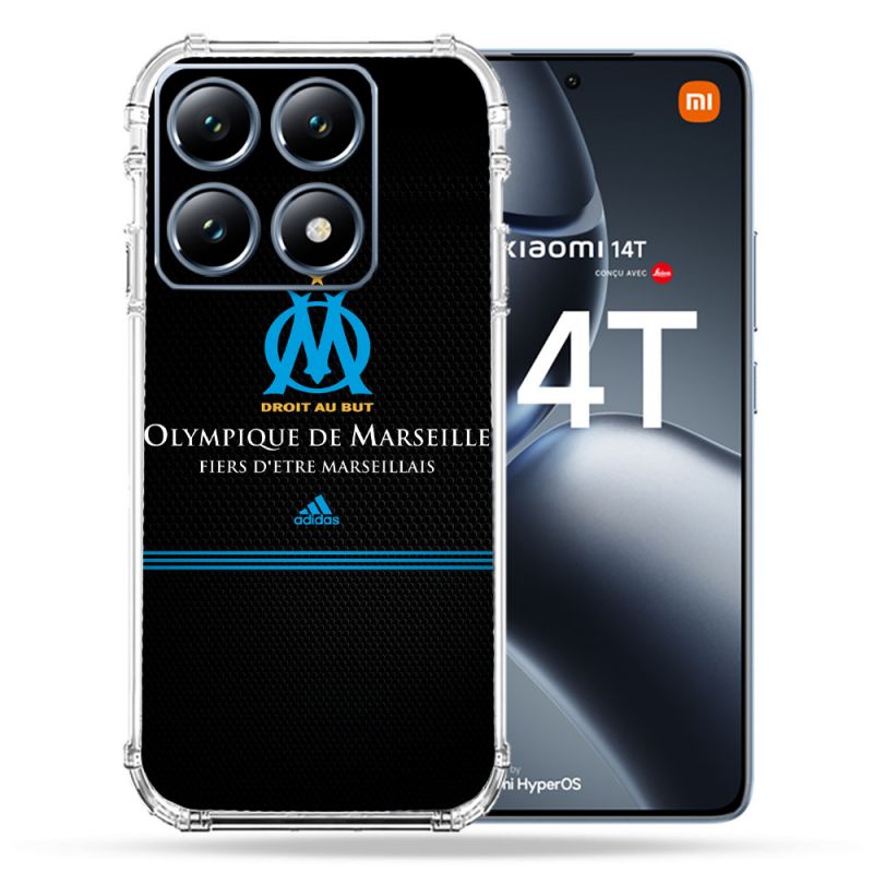 Coque Renforcée Pour Xiaomi 14T / 14T Pro Olympique Marseille OM Fier etre Marseillais