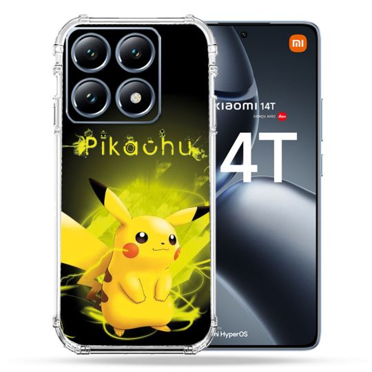 Coque Renforcée Pour Xiaomi 14T / 14T Pro Pokemon Pikachu Eclair