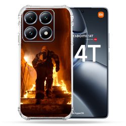 Coque Renforcée Pour Xiaomi 14T / 14T Pro Pompier Escalier