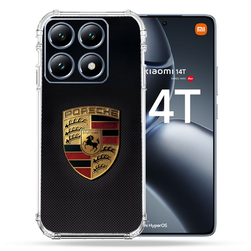 Coque Renforcée Pour Xiaomi 14T / 14T Pro Porsche Carbone