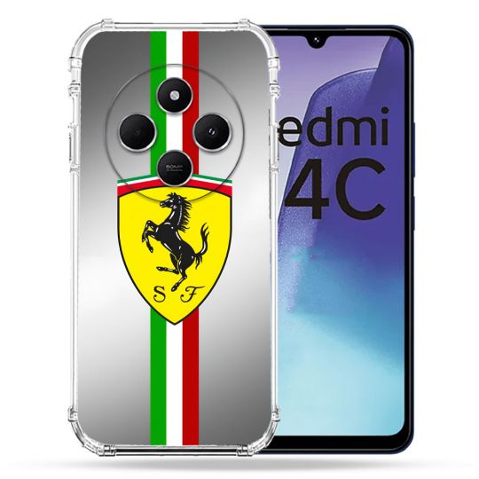 Coque Renforcée Pour Xiaomi Redmi 14C 4G Ferrari Ligne