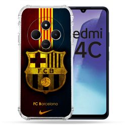 Coque Renforcée Pour Xiaomi Redmi 14C 4G Foot FC Barcelone Vintage