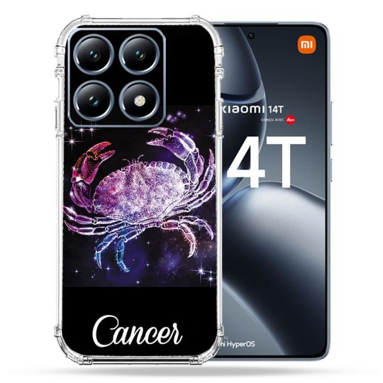 Coque Renforcée Pour Xiaomi 14T / 14T Pro Signe Zodiaque 2 Cancer