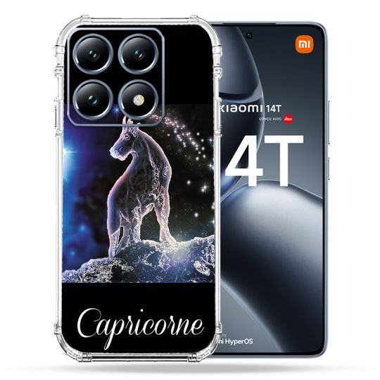 Coque Renforcée Pour Xiaomi 14T / 14T Pro Signe Zodiaque 2 Capricorne