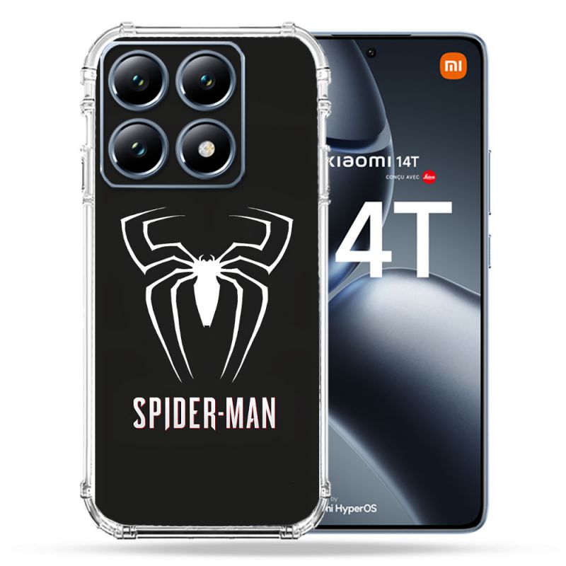 Coque Renforcée Pour Xiaomi 14T / 14T Pro Spiderman Logo