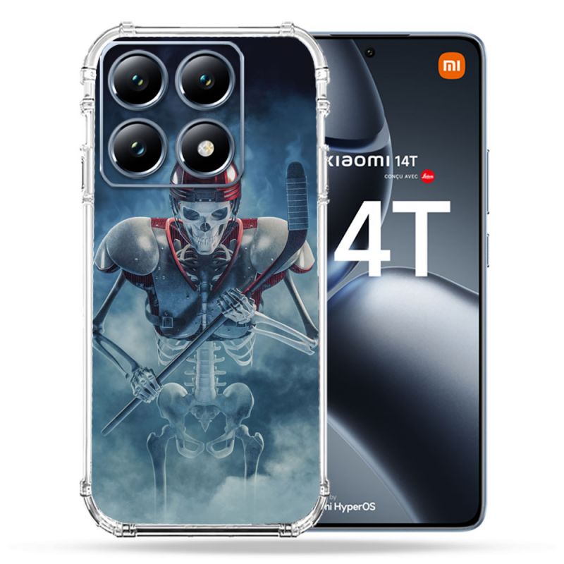 Coque Renforcée Pour Xiaomi 14T / 14T Pro Sport Hockey Squelette