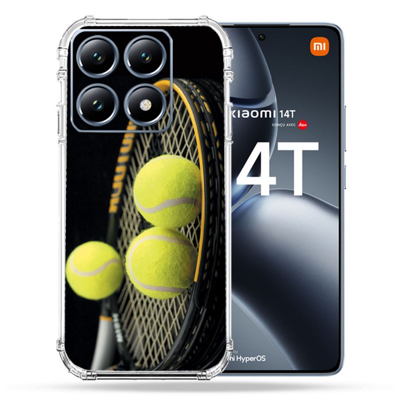 Coque Renforcée Pour Xiaomi 14T / 14T Pro Sport Tennis Balls
