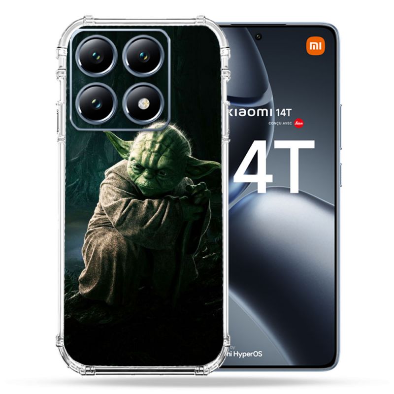 Coque Renforcée Pour Xiaomi 14T / 14T Pro Star Wars - Yoda sombre