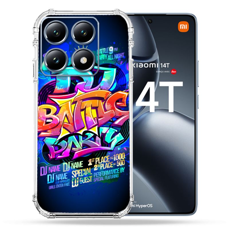Coque Renforcée Pour Xiaomi 14T / 14T Pro Street Art Rap