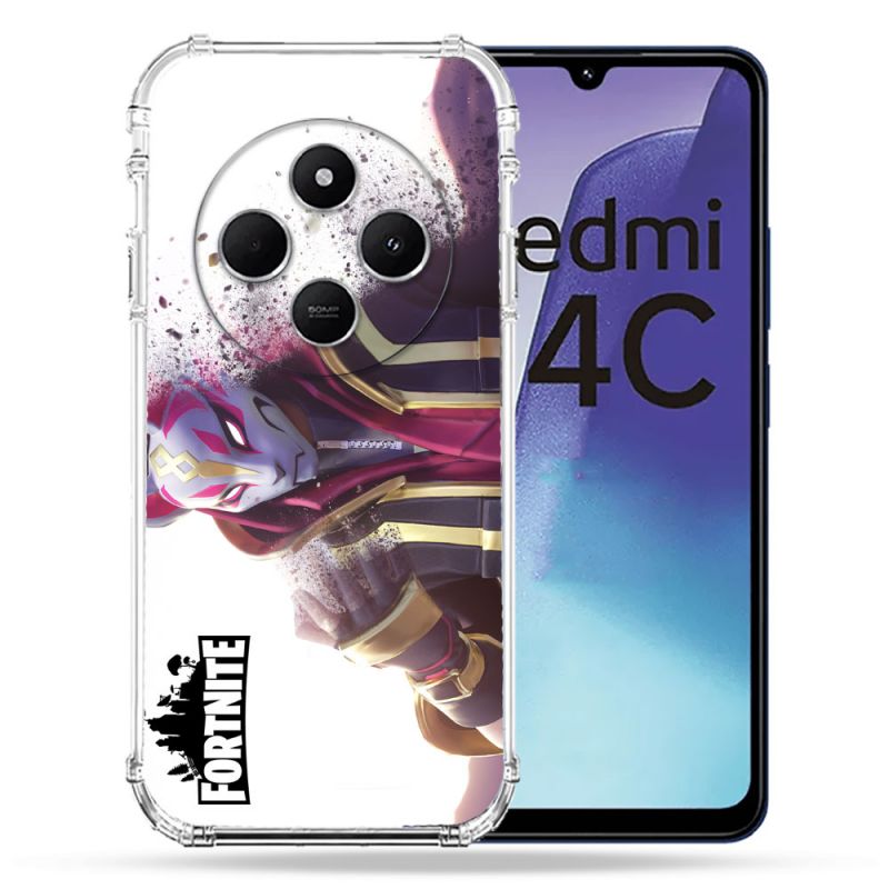 Coque Renforcée Pour Xiaomi Redmi 14C 4G Fortnite Blanc