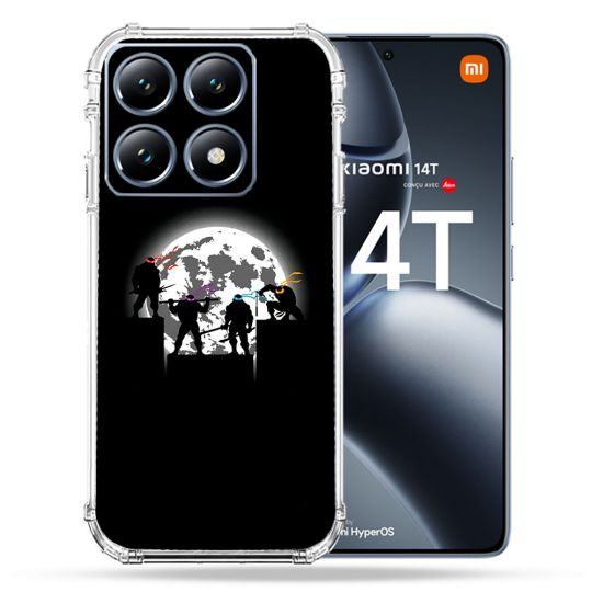 Coque Renforcée Pour Xiaomi 14T / 14T Pro Tortue Ninja Ombre