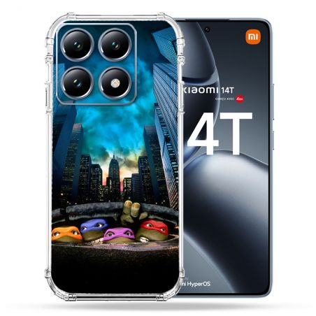 Coque Renforcée Pour Xiaomi 14T / 14T Pro Tortue Ninja Ville