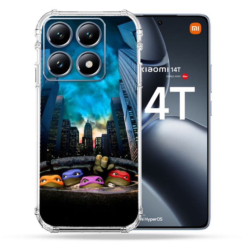 Coque Renforcée Pour Xiaomi 14T / 14T Pro Tortue Ninja Ville