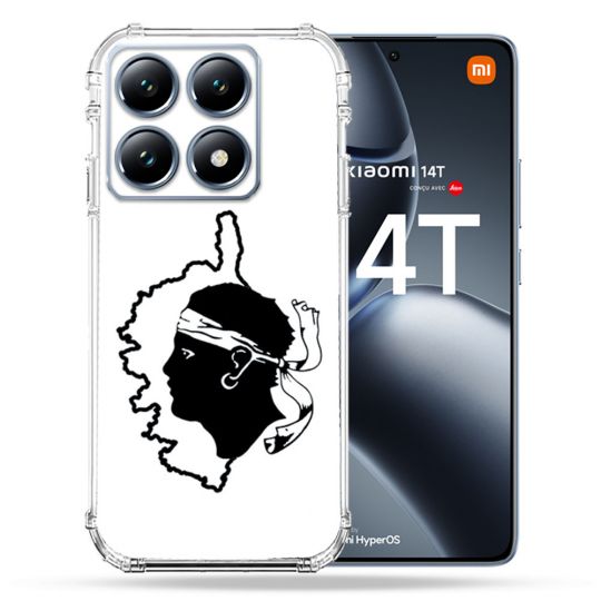Coque Renforcée Pour Xiaomi 14T / 14T Pro Voyage Corse Blanc