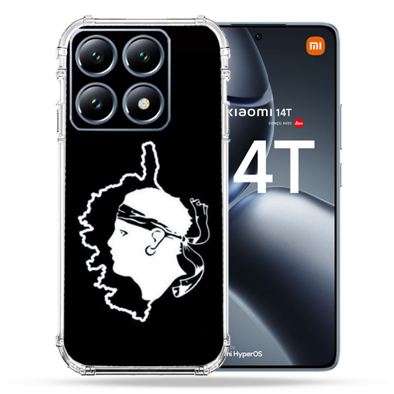 Coque Renforcée Pour Xiaomi 14T / 14T Pro Voyage Corse Noir