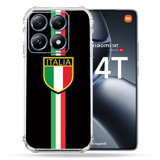 Coque Renforcée Pour Xiaomi 14T / 14T Pro Voyage Italie 3 Noir