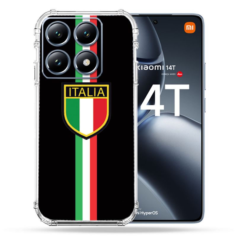 Coque Renforcée Pour Xiaomi 14T / 14T Pro Voyage Italie 3 Noir