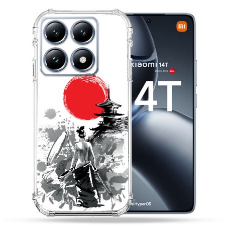 Coque Renforcée Pour Xiaomi 14T / 14T Pro Voyage Japon Femme