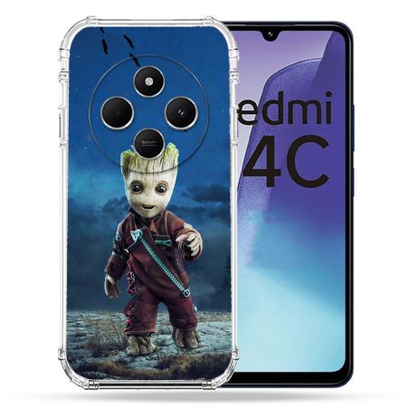 Coque Renforcée Pour Xiaomi Redmi 14C 4G Groot Bleu