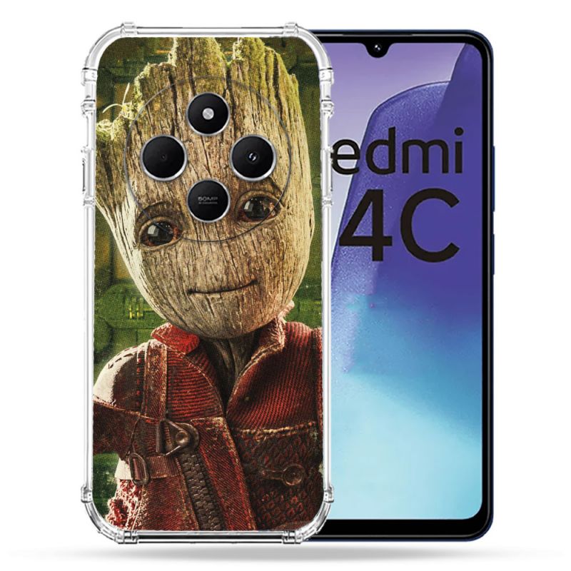 Coque Renforcée Pour Xiaomi Redmi 14C 4G Groot Vert