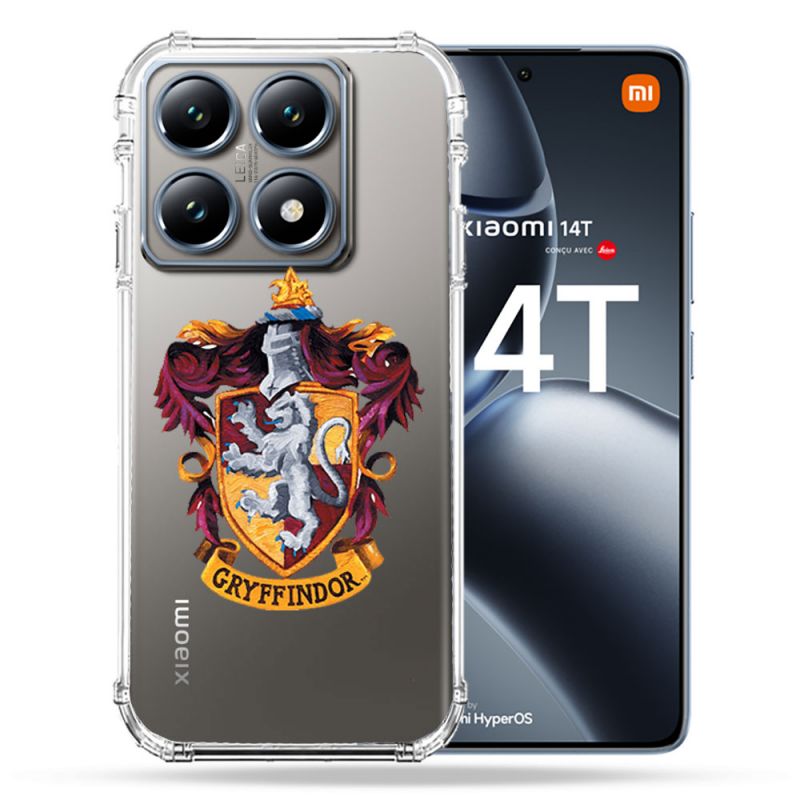Coque Transparente Pour Xiaomi 14T / 14T Pro Harry Potter Griffindor