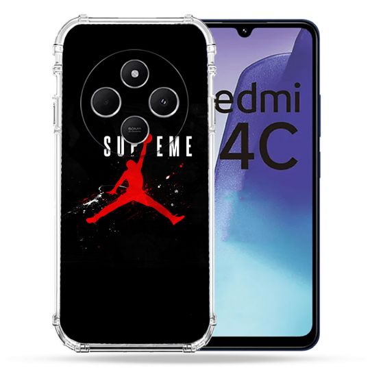 Coque Renforcée Pour Xiaomi Redmi 14C 4G Jordan Supreme Noir