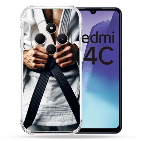 Coque Renforcée Pour Xiaomi Redmi 14C 4G Kimono Ceinture