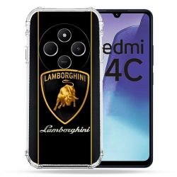 Coque Renforcée Pour Xiaomi Redmi 14C 4G Lamborghini Carbone