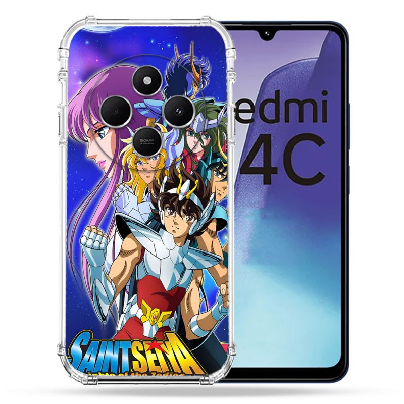 Coque Renforcée Pour Xiaomi Redmi 14C 4G Les Chevaliers Du Zodiaque