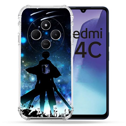 Coque Renforcée Pour Xiaomi Redmi 14C 4G Manga Attaque Titans Levi