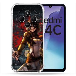 Coque Renforcée Pour Xiaomi Redmi 14C 4G Manga Attaque Titans Mikasa