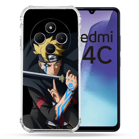 Coque Renforcée Pour Xiaomi Redmi 14C 4G Manga Boruto Tatouage