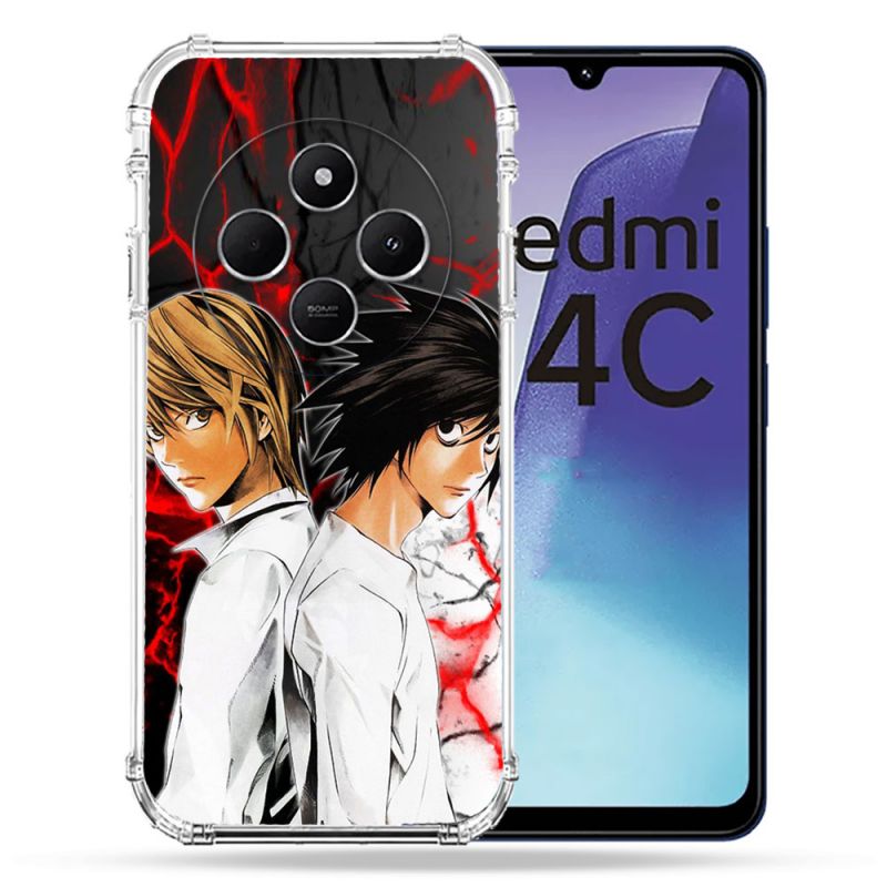 Coque Renforcée Pour Xiaomi Redmi 14C 4G Manga Death Note Duo