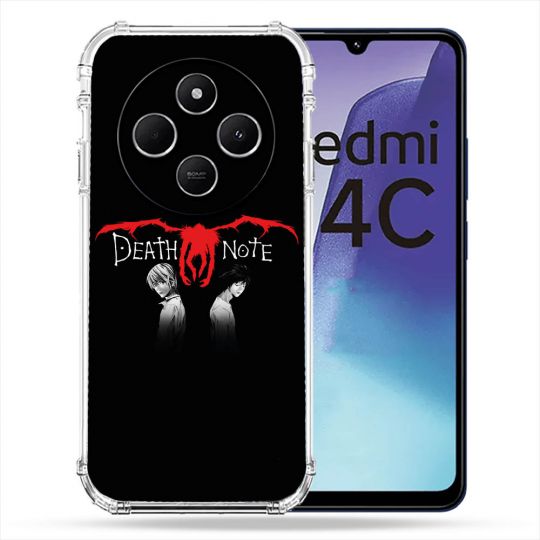 Coque Renforcée Pour Xiaomi Redmi 14C 4G Manga Death Note Noir