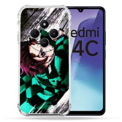 Coque Renforcée Pour Xiaomi Redmi 14C 4G Manga Demon Slayer Tanjiro