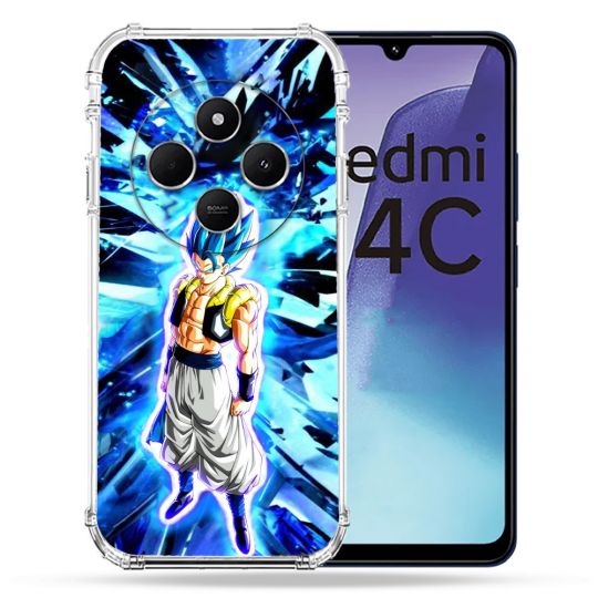 Coque Renforcée Pour Xiaomi Redmi 14C 4G Manga Dragon Ball Gogeta Lumiere