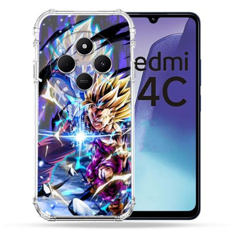 Coque Renforcée Pour Xiaomi Redmi 14C 4G Manga Dragon Ball Sangohan Duo