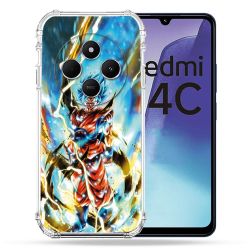 Coque Renforcée Pour Xiaomi Redmi 14C 4G Manga Dragon Ball Sangoku Blanc