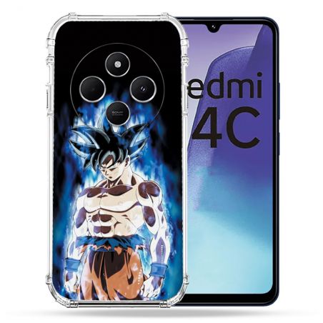 Coque Renforcée Pour Xiaomi Redmi 14C 4G Manga Dragon Ball Sangoku Noir