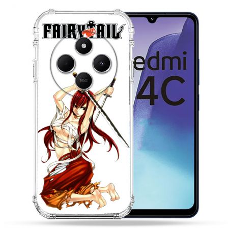 Coque Renforcée Pour Xiaomi Redmi 14C 4G Manga Fairy Tail Erza