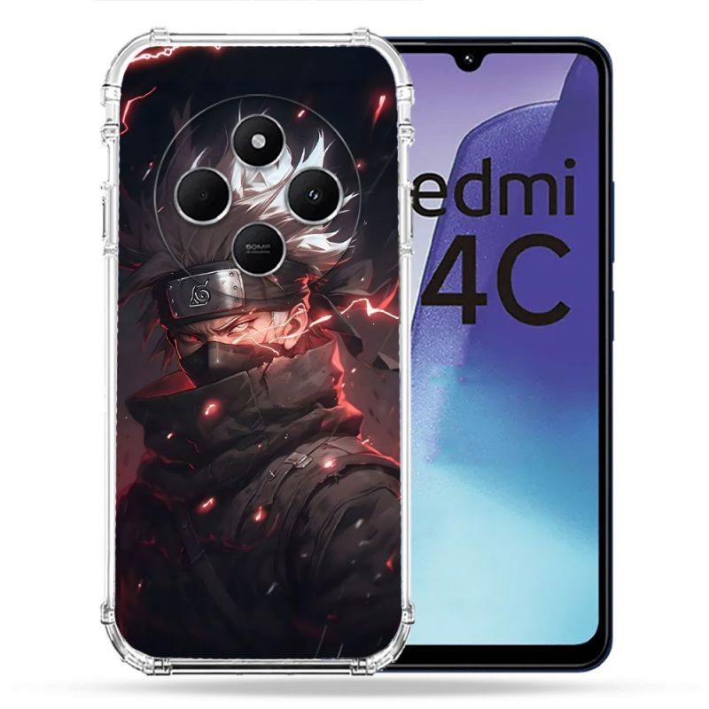 Coque Renforcée Pour Xiaomi Redmi 14C 4G Manga Naruto Kakashi Dark