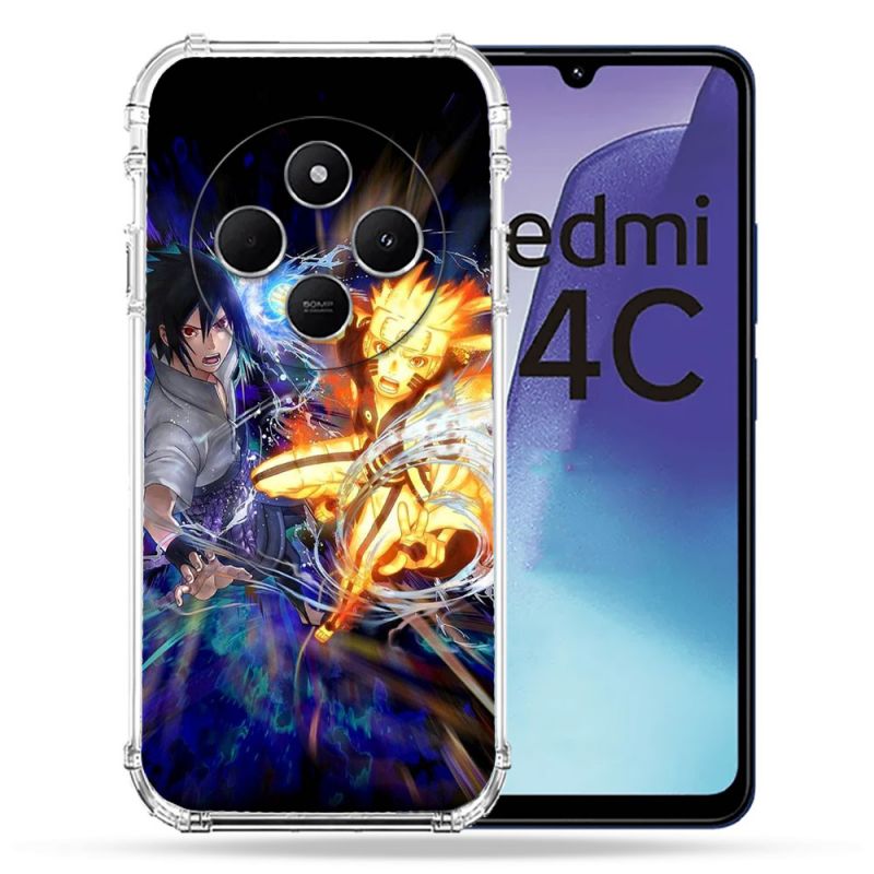 Coque Renforcée Pour Xiaomi Redmi 14C 4G Manga Naruto VS