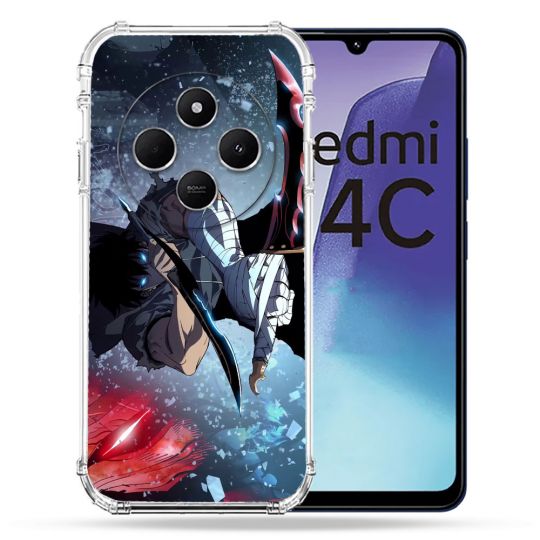 Coque Renforcée Pour Xiaomi Redmi 14C 4G Manga Solo Leveling Sung Epee