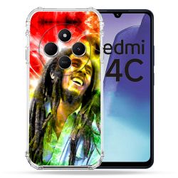 Coque Renforcée Pour Xiaomi Redmi 14C 4G Musique Bob Marley Color
